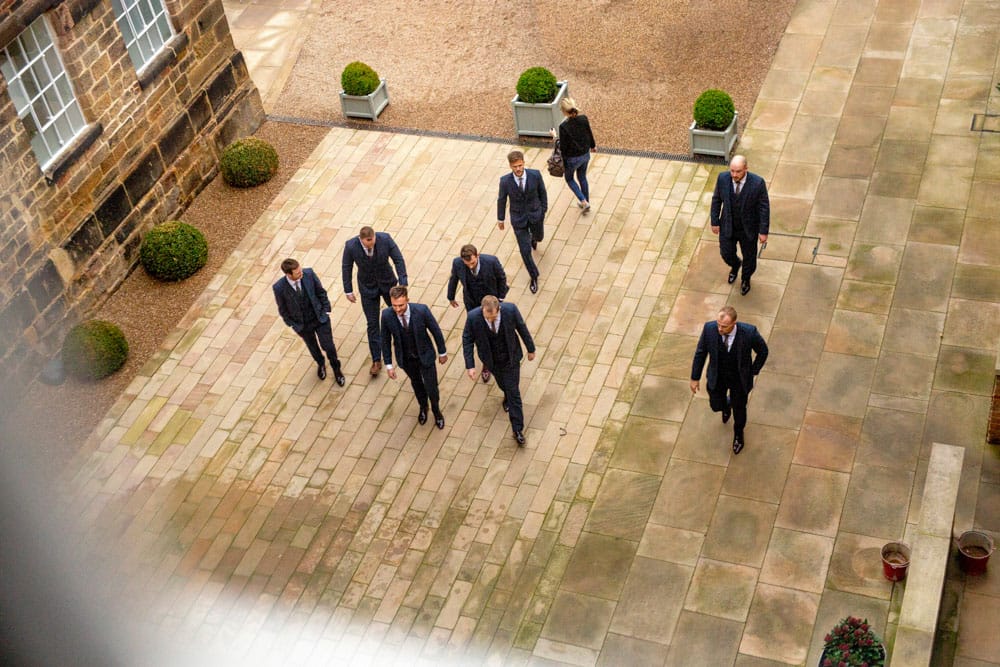 guests arriving