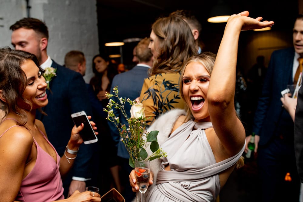 guest on the dance floor