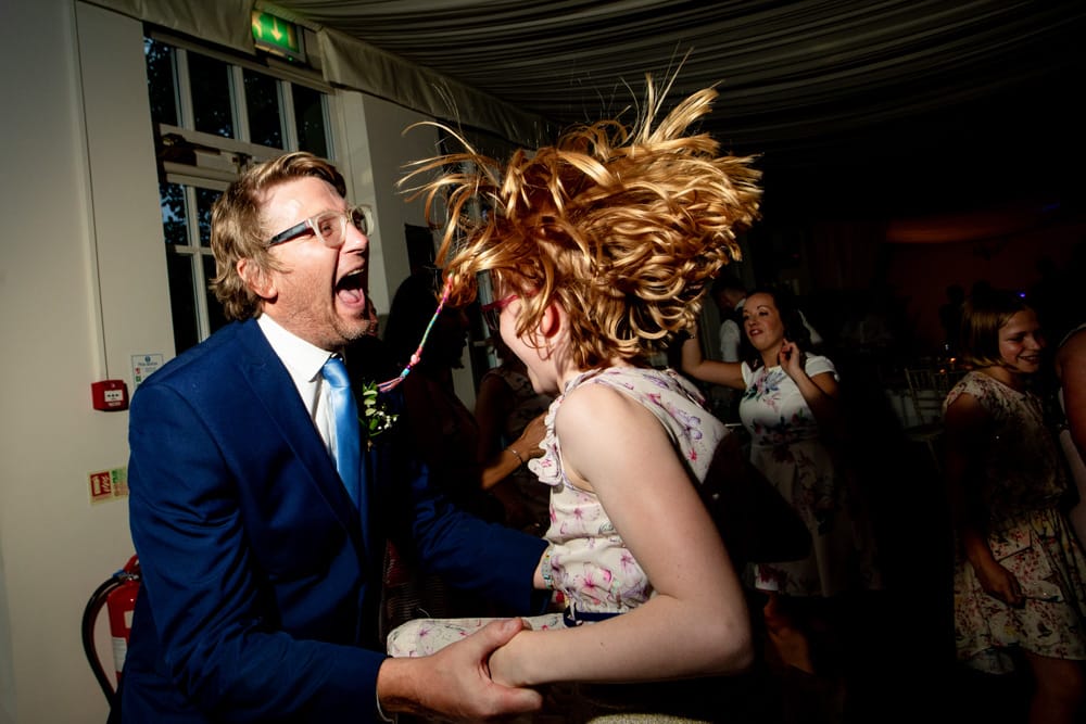 guests on the dance floor